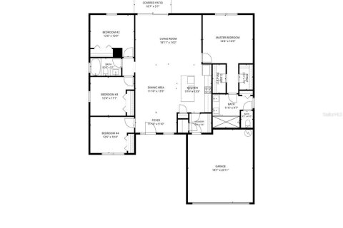 House in Sebring, Florida 4 bedrooms, 162.58 sq.m. № 2427061 - photo 24