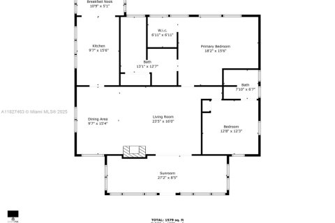Снять в аренду виллу или дом в Майами, Флорида 2 спальни, 249.44м2, № 1990412 - фото 2
