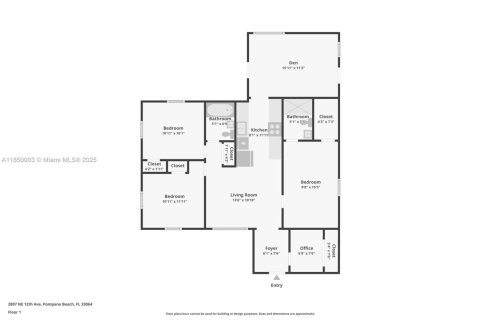 Casa en venta en Pompano Beach, Florida, 3 dormitorios, 110 m2 № 1857478 - foto 4
