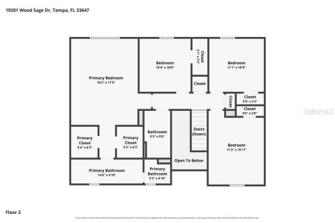 Villa ou maison à louer à Tampa, Floride: 4 chambres, 206.43 m2 № 2433328 - photo 3