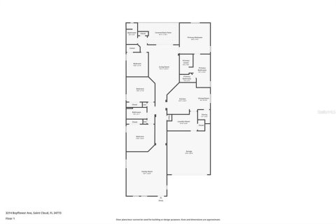 Villa ou maison à vendre à Saint Cloud, Floride: 4 chambres, 225.75 m2 № 2430688 - photo 25