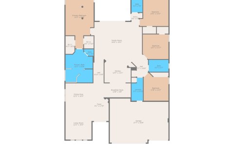 Casa en venta en Land O' Lakes, Florida, 4 dormitorios, 247.58 m2 № 1883373 - foto 1