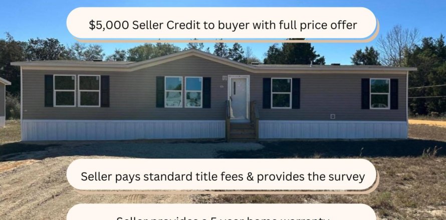 House in De Funiak Springs, Florida 4 bedrooms, 137.03 sq.m. № 559152