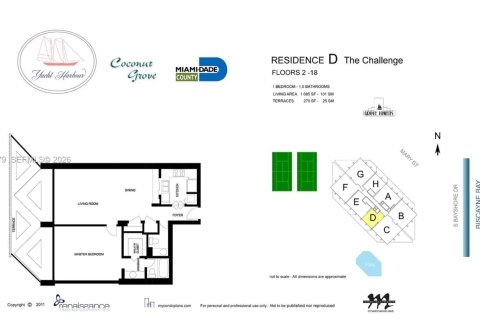 Купить кондоминиум в Майами, Флорида 1 спальня, 75.81м2, № 2025078 - фото 24