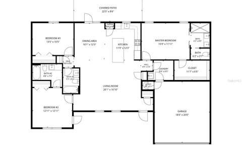 House in Sebring, Florida 3 bedrooms, 158.12 sq.m. № 2329193 - photo 26