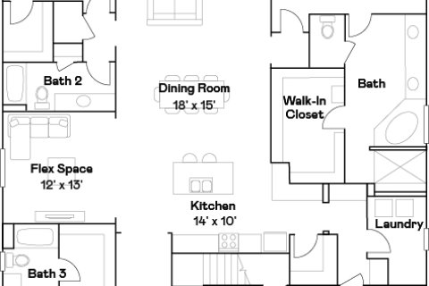 House in San Antonio, Florida 3 bedrooms, 242.57 sq.m. № 1871117 - photo 1