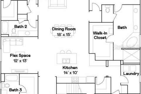 House in San Antonio, Florida 3 bedrooms, 242.57 sq.m. № 1871117 - photo 15
