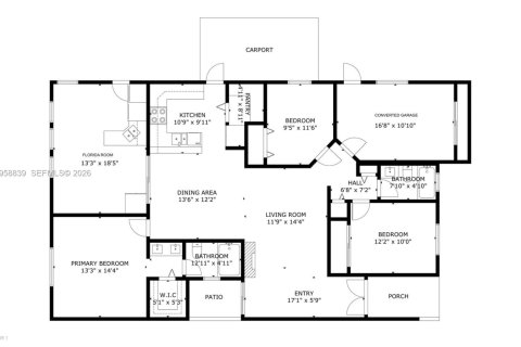 Casa en venta en Hialeah, Florida, 3 dormitorios, 128.39 m2 № 2021994 - foto 20