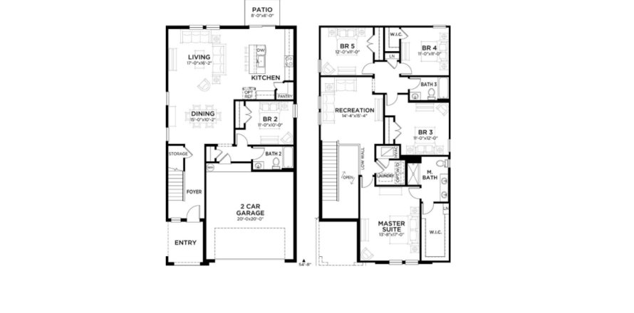 House in Pasadena Point in Wesley Chapel, Florida 5 bedrooms, 230 sq.m. № 528721