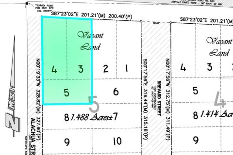 Land in Williston, Florida № 2162457