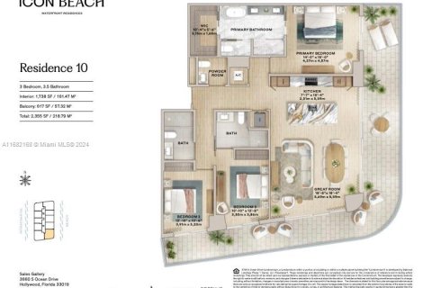 Condominio en venta en Hollywood, Florida, 3 dormitorios, 161.46 m2 № 2014371 - foto 11