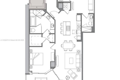 Condo in Miami, Florida, 2 bedrooms  № 1888950 - photo 26