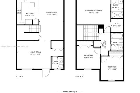 Townhouse in Homestead, Florida 3 bedrooms, 137.77 sq.m. № 1779810 - photo 25