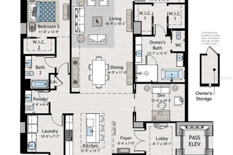 Condo in Tampa, Florida, 2 bedrooms  № 1376414 - photo 14