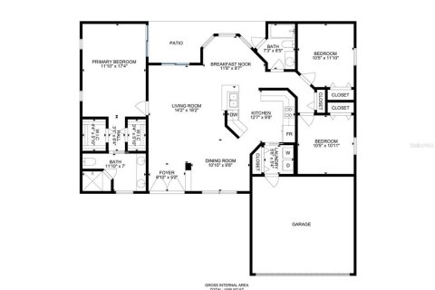 House in Spring Hill, Florida 3 bedrooms, 141.77 sq.m. № 1839874 - photo 2