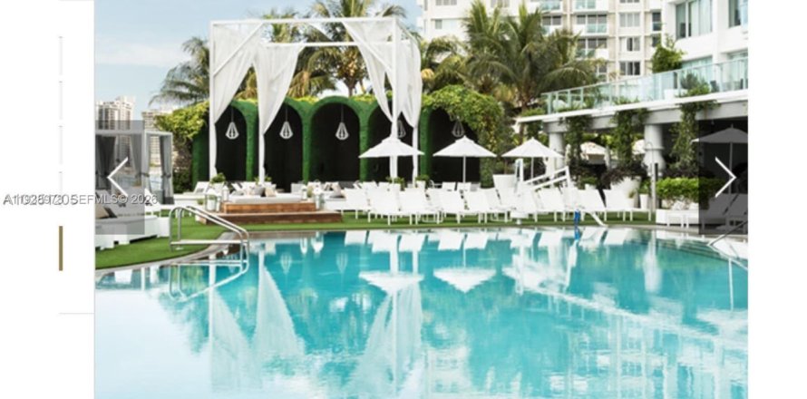 Кондоминиум с 1 спальней в Майами-Бич, Флорида № 1996739