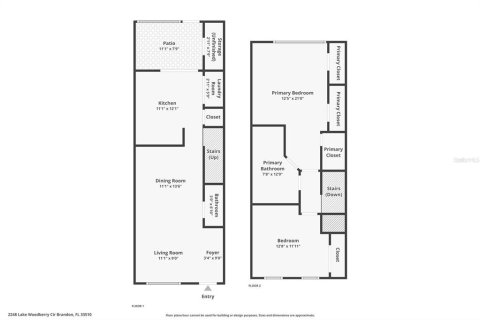 Townhouse in Brandon, Florida 2 bedrooms, 103.12 sq.m. № 1773076 - photo 5