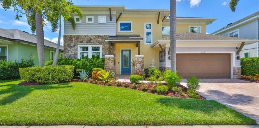 House in Apollo Beach, Florida 4 bedrooms, 300.63 sq.m. № 1883727