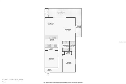 Condo in Indian Rocks Beach, Florida, 2 bedrooms № 2100708 - photo 30