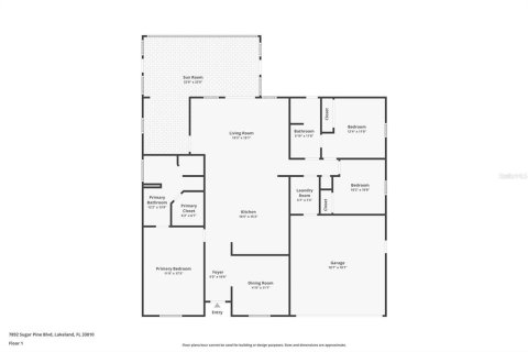 House in Lakeland, Florida 3 bedrooms, 154.68 sq.m. № 1894358 - photo 21