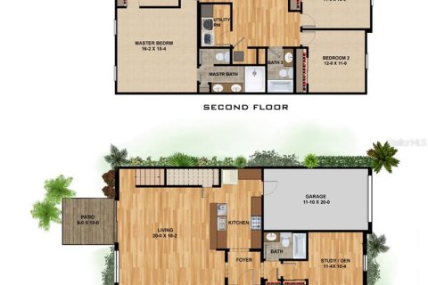 Townhouse in Seffner, Florida 4 bedrooms, 197.05 sq.m. № 1778602 - photo 2