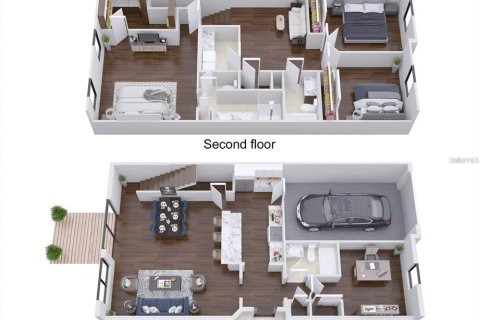 Townhouse in Seffner, Florida 4 bedrooms, 197.05 sq.m. № 1778602 - photo 3