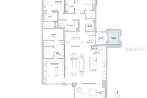Купить кондоминиум в Сарасота, Флорида 11 комнат, 210.24м2, № 2150150 - фото 19
