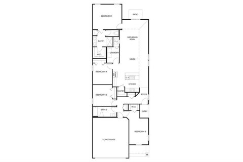 Купить виллу или дом в Буннелл, Флорида 3 комнаты, 165.18м2, № 2091972 - фото 2