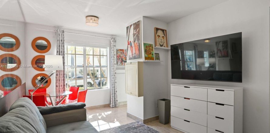 Кондоминиум с 1 спальней в Майами-Бич, Флорида № 1964295