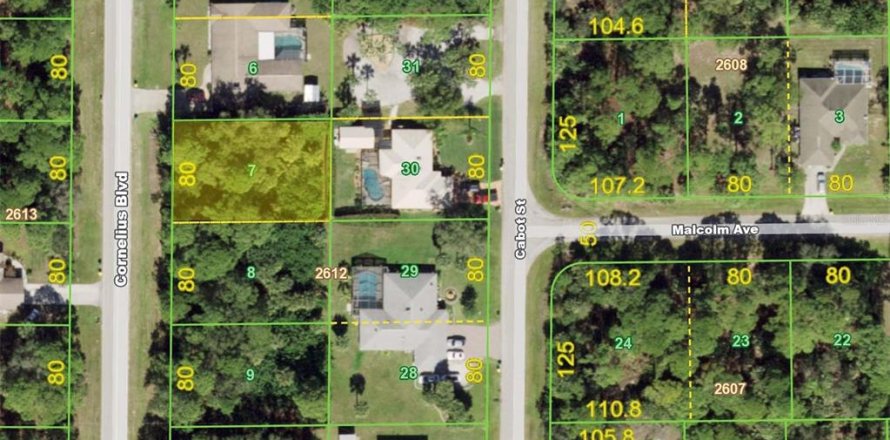 Terreno en Port Charlotte, Florida № 2232676