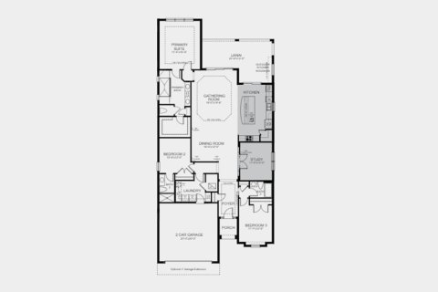 Townhouse floor plan «211SQM LAZIO», 3 bedrooms in ESPLANADE AT ARTISAN LAKES