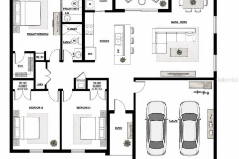 Villa ou maison à vendre à Ocala, Floride: 3 chambres, 126.07 m2 № 2287346 - photo 5