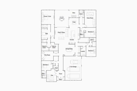 House floor plan «418SQM JULIAN», 4 bedrooms in CORDOBA