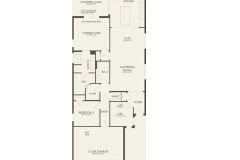 House floor plan «House», 2 bedrooms in Del Webb BayView