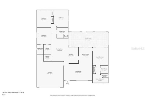 Villa ou maison à louer à Kissimmee, Floride: 4 chambres, 172.33 m2 № 2425236 - photo 2
