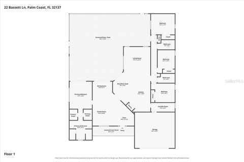Villa ou maison à vendre à Bunnell, Floride: 3 chambres, 113.53 m2 № 2418825 - photo 2