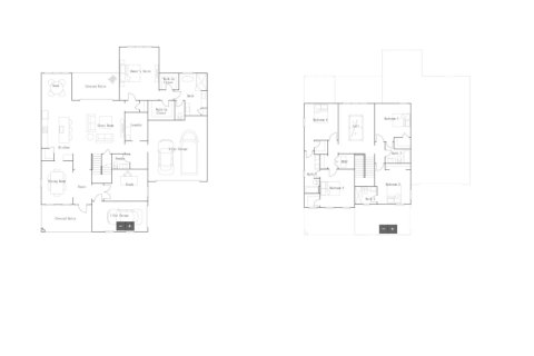 Планировка виллы или дома «House» 5 спален в ЖК Arden - The Waterford Collection