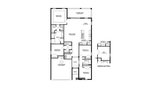 House floor plan «House», 4 bedrooms in Silverstone North