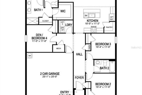 House in Punta Gorda, Florida 4 bedrooms, 169.83 sq.m. № 1765481 - photo 14