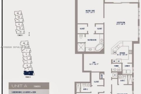 Купить кондоминиум в Норт-Майами, Флорида 3 спальни, 221.57м2, № 2048830 - фото 18