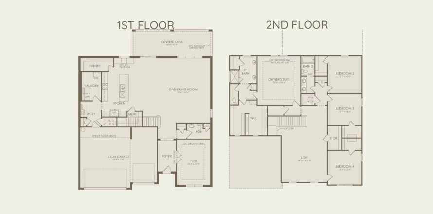 Touwnhouse à ESTATES AT LAKEVIEW PRESERVE à Winter Garden, Floride 4 chambres, 355 m2 № 103065