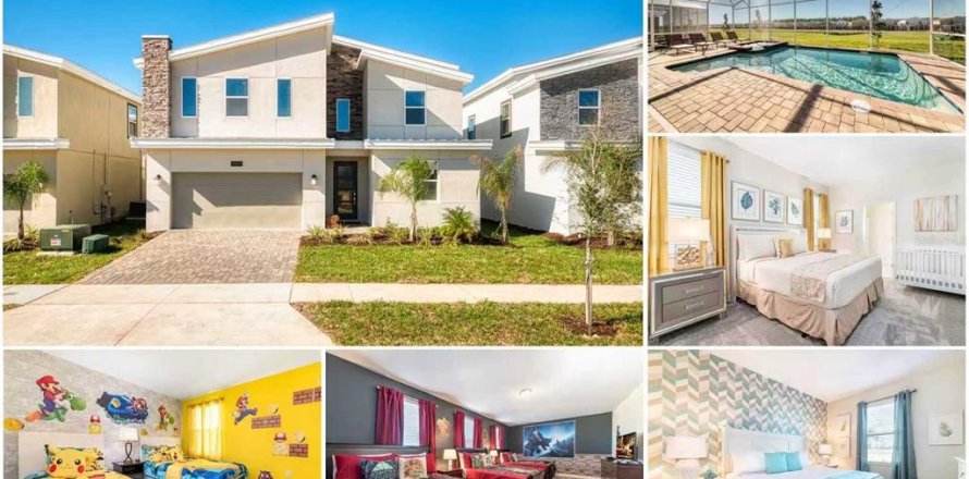 House in Davenport, Florida 8 bedrooms, 363.71 sq.m. № 2201166