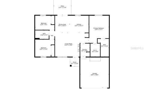 House in Citrus Springs, Florida 3 bedrooms, 128.3 sq.m. № 1879453 - photo 5