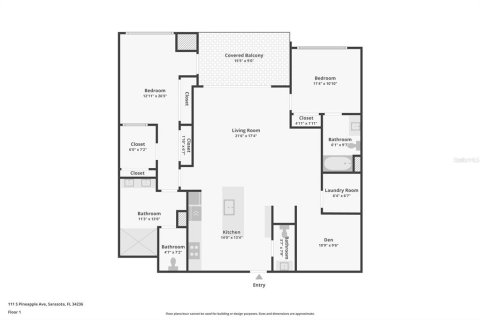 Copropriété à vendre à Sarasota, Floride: 2 chambres, 148.64 m2 № 2419170 - photo 20