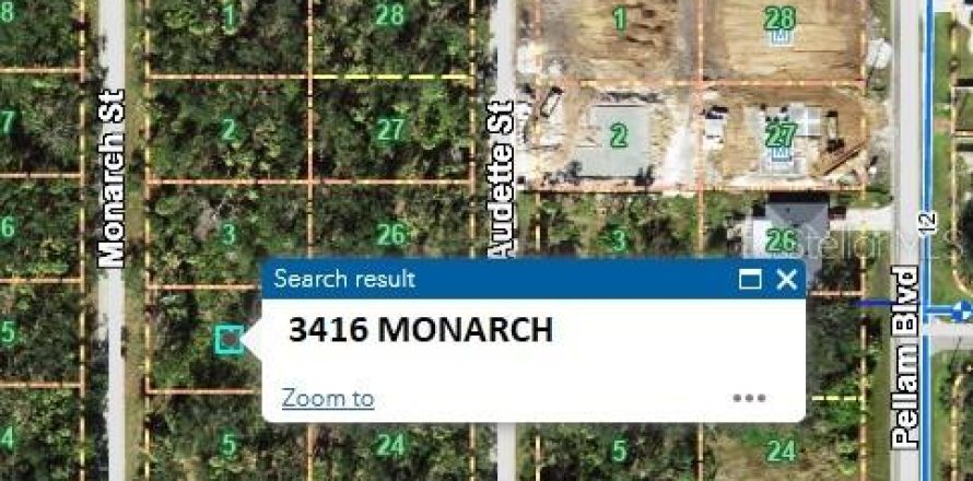 Terrain à Port Charlotte, Floride № 2224277
