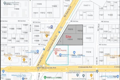 Terreno en venta en Gainesville, Florida № 1414244 - foto 1