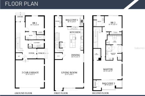 Townhouse in Tampa, Florida 3 bedrooms, 284.47 sq.m. № 1582155 - photo 7