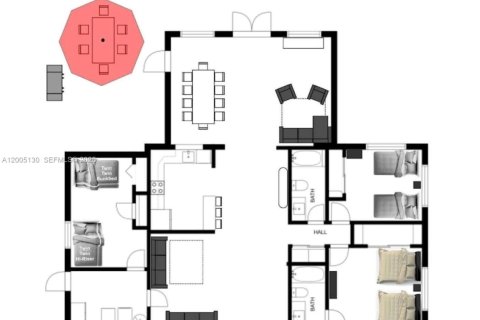 Casa en alquiler en Hollywood, Florida, 3 dormitorios, 140.47 m2 № 2071096 - foto 19