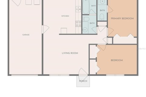 Купить виллу или дом в Спринг-Хилл, Флорида 4 комнаты, 77.29м2, № 2209794 - фото 8