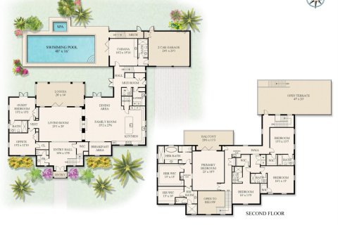 Villa ou maison à vendre à Palm Beach, Floride: 6 chambres, 702.06 m2 № 2081609 - photo 15